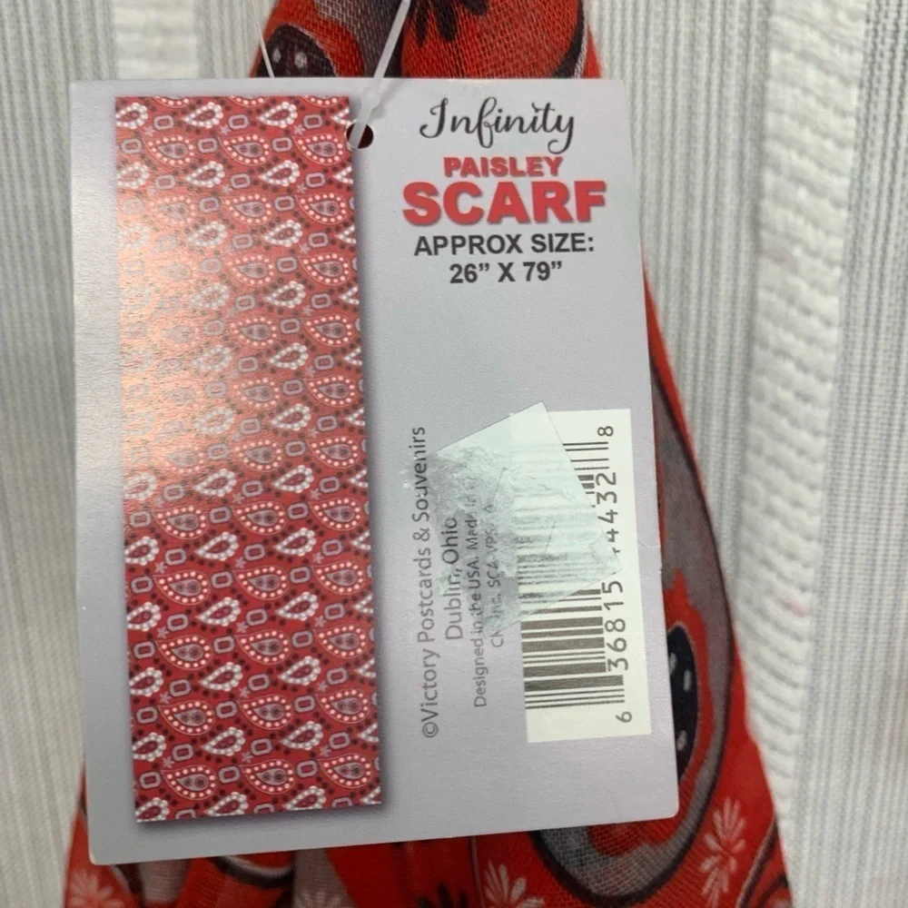 Scarlet and Gray‎ Scarf Set (2 pieces) Ohio State